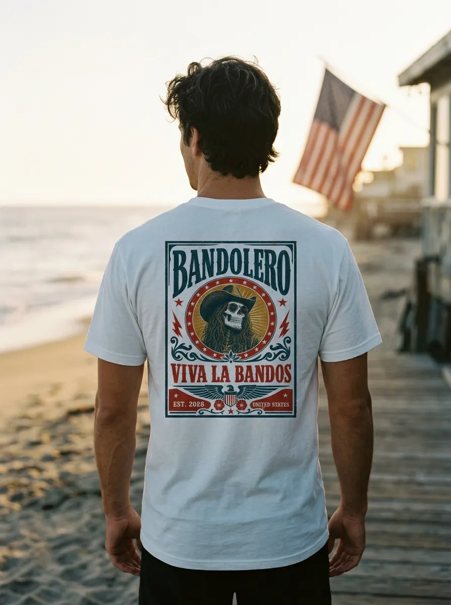 Viva La Bandos Tee — back view